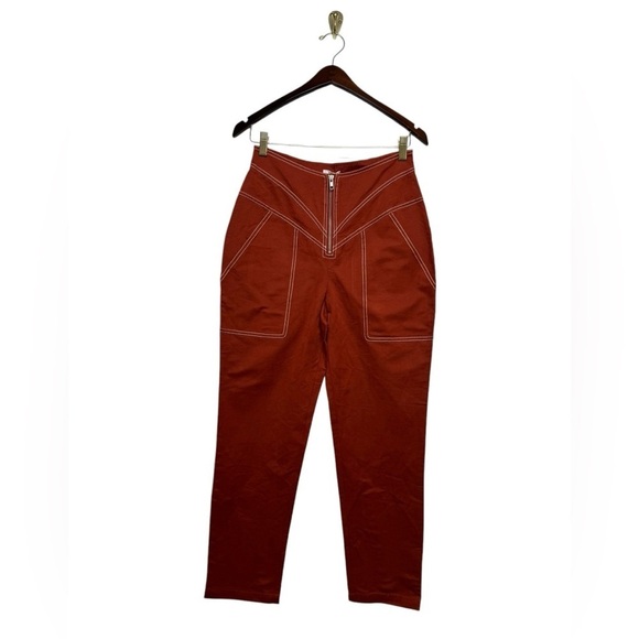 NWOT REVOLVE TULAROSA The Solana Pant Brick Red S - Picture 5 of 10